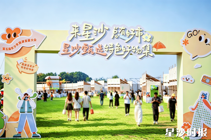 琳琅满目的星沙特色好物集市。章帝 摄 琳琅满目的星沙特色好物集市。章帝 摄