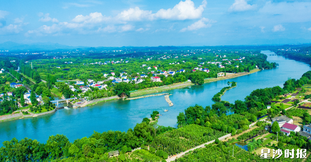 浏阳河美景。 浏阳河美景。