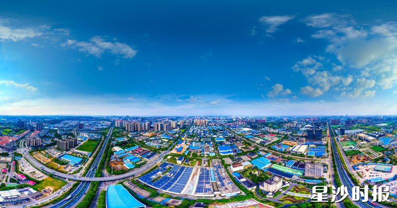 长沙经开区航拍图。资料图片 长沙经开区航拍图。资料图片